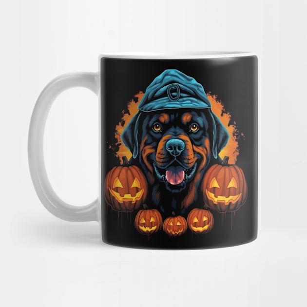 Rottweiler Halloween by JH Mart